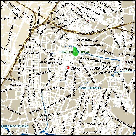 Mappa di Padova