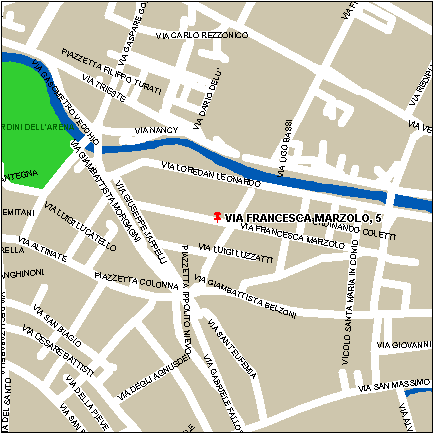 Mappa di Padova